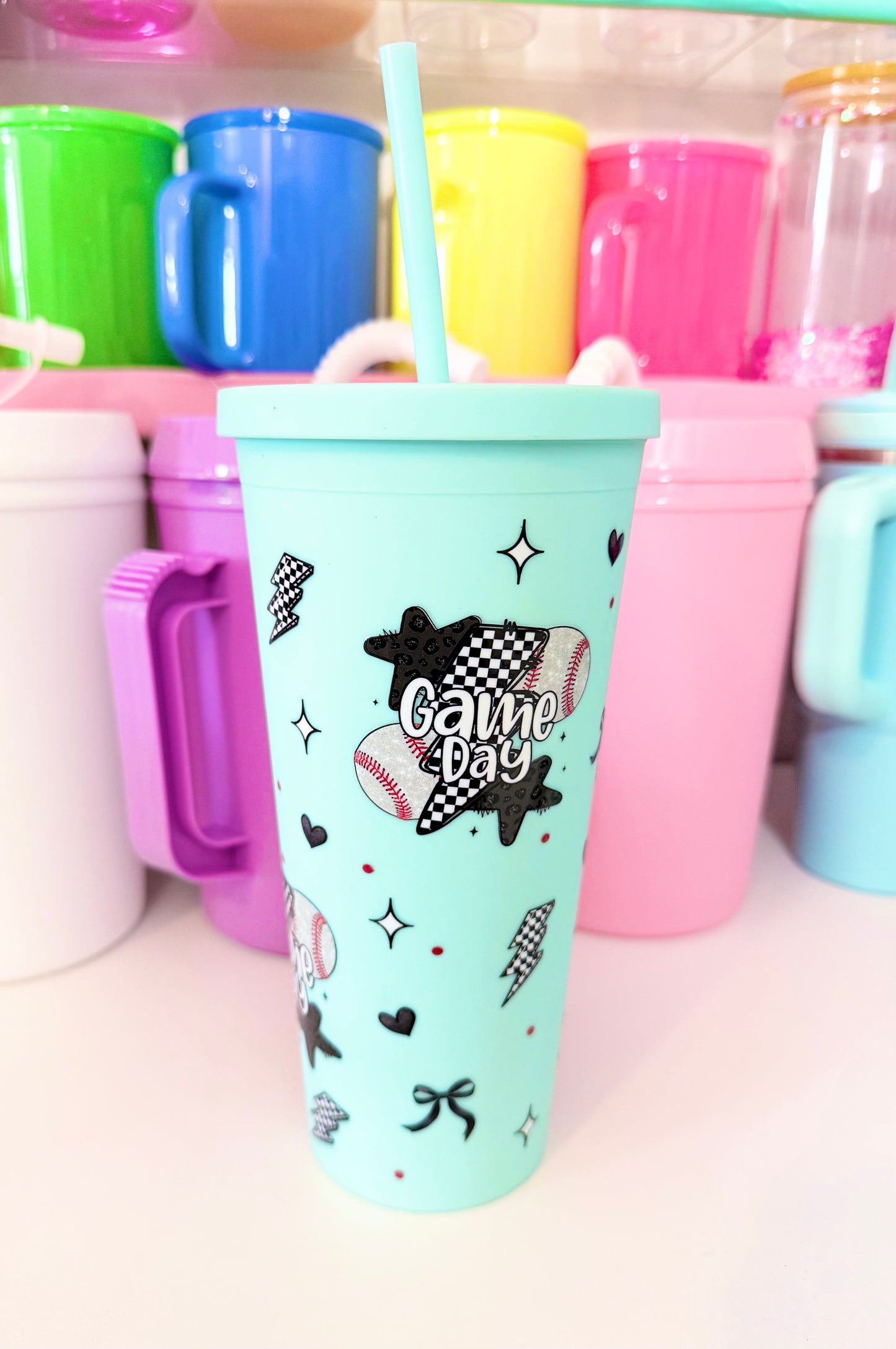 Game day tumbler acrylic